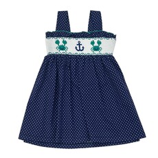 TRUE SMOCKED CRAB DRESS