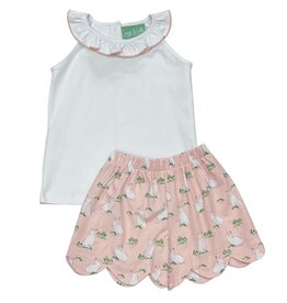 BUNNY SCALLOP SHORT SET