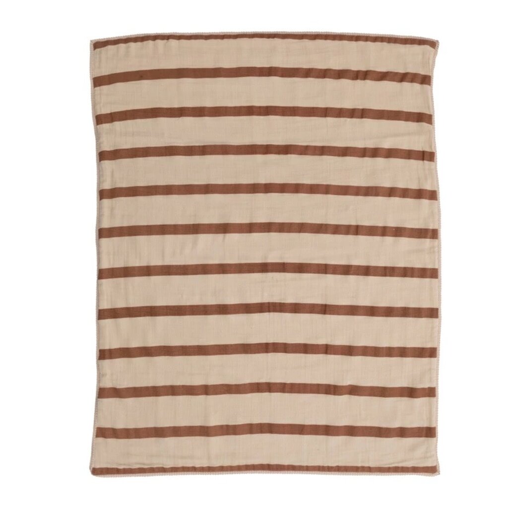 CREATIVE CO-OP COTTON BABY BLANKET