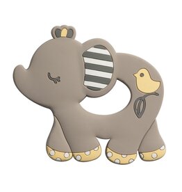 DOUGLAS JOEY GRAY ELEPHANT SILICONE TEETHER