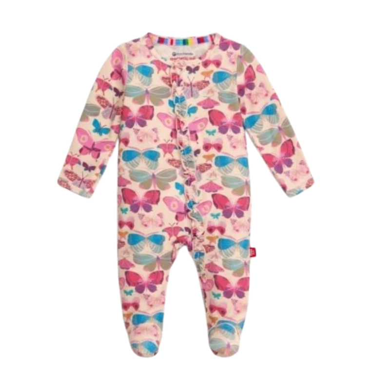 Magnetic  Me ALL A-FLUTTER MODAL FOOTIE W/ RUFFLE