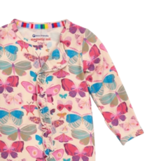 Magnetic  Me ALL A-FLUTTER MODAL FOOTIE W/ RUFFLE