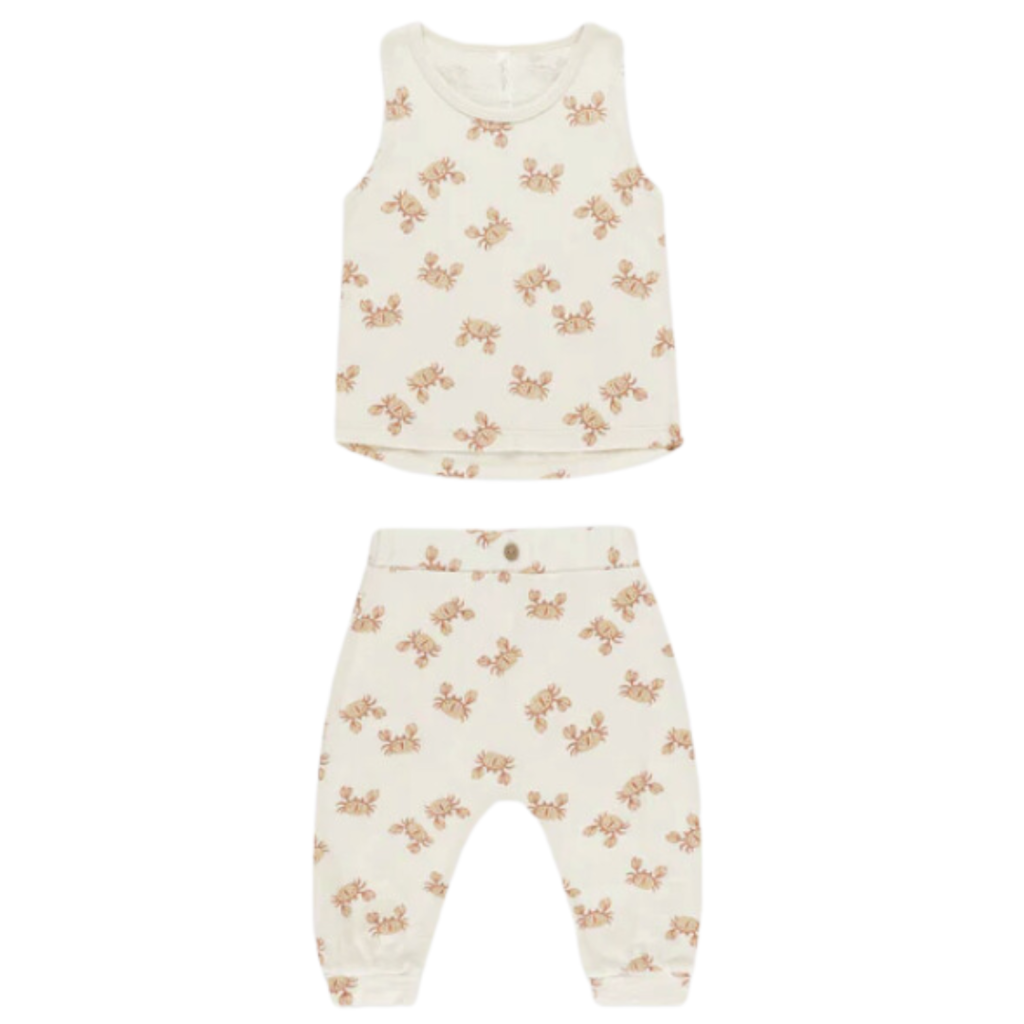 Rylee + Cru Inc. TANK + SLOUCH PANT SET || CRABS