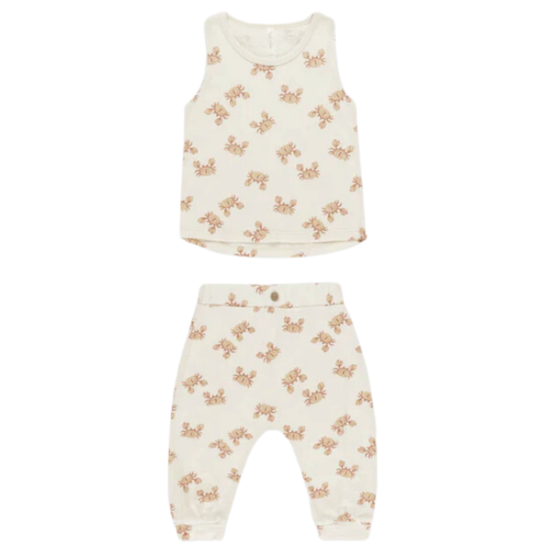 Rylee + Cru Inc. TANK + SLOUCH PANT SET || CRABS