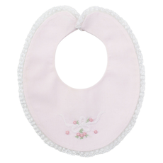 FELTMAN BROTHERS VINTAGE BOW LACE TRIM BIB