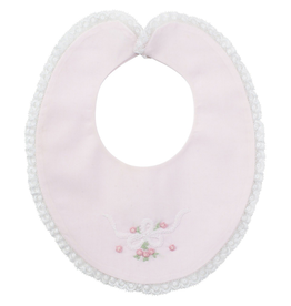 FELTMAN BROTHERS VINTAGE BOW LACE TRIM BIB