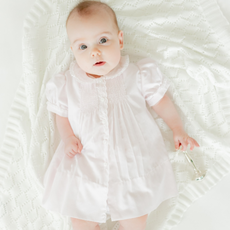 FELTMAN BROTHERS SCALLOPED TRIM SLIP DRESS
