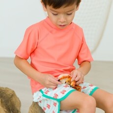RuffleButts + RuggedButts Short Sleeve Rash Guard