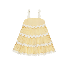 Rylee + Cru Inc. RIC RAC DRESS || YELLOW