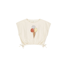 Rylee + Cru Inc. CROPPED CINCHED TEE || GELATO