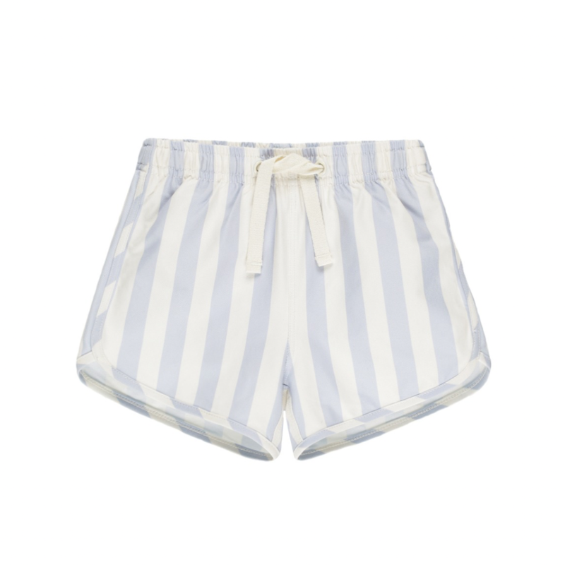 Rylee + Cru Inc. SWIM TRUNK || BLUE STRIPE