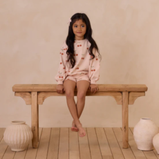 Rylee + Cru Inc. SUMMER TERRY SET || CHERRIES