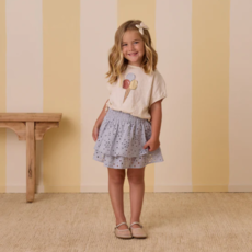 Rylee + Cru Inc. CROPPED CINCHED TEE || GELATO