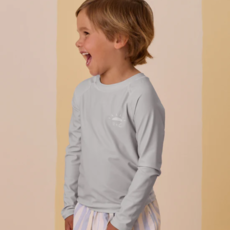 Rylee + Cru Inc. LONG SLEEVE RASHGUARD || LIGHT BLUE