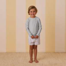 Rylee + Cru Inc. SWIM TRUNK || BLUE STRIPE