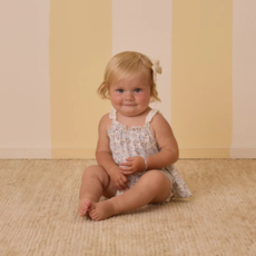 Rylee + Cru Inc. SWING TOP + BLOOMER SET || BLUE DITSY