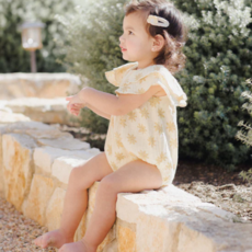 Rylee + Cru Inc. ROXY ROMPER || DAISIES