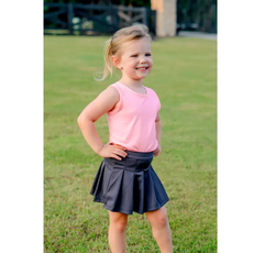 EMMA JEAN KIDS REMI SKORT SET-PINK & BLACK