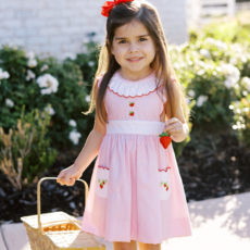 THE PROPER PEONY SAVANNAH STRAWBERRY DRESS
