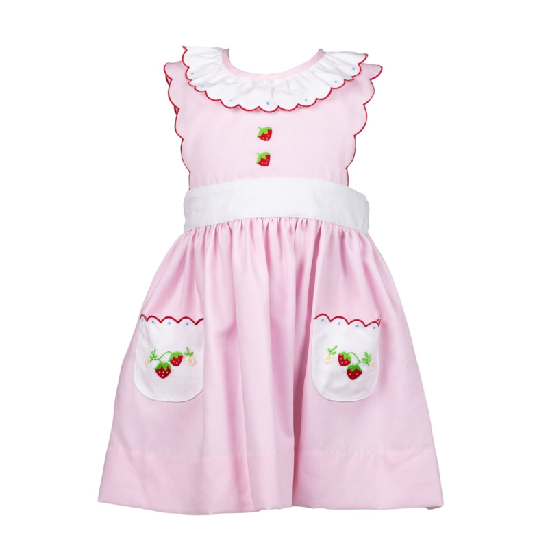 THE PROPER PEONY SAVANNAH STRAWBERRY DRESS