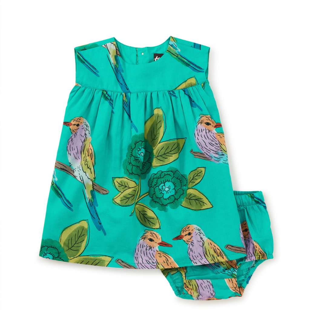 PRINTED EMPIRE BABY DRESS