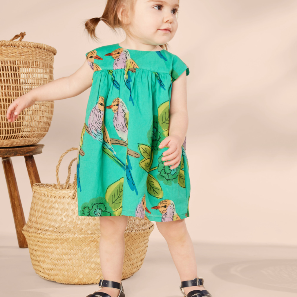 PRINTED EMPIRE BABY DRESS