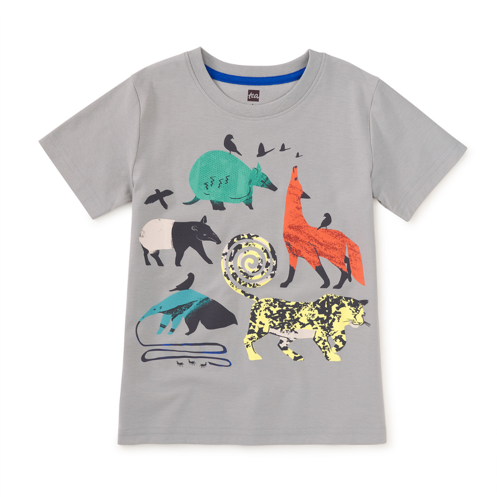 RAINFOREST ANIMALS GRAPHIC TEE