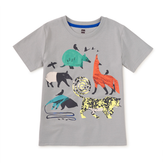 RAINFOREST ANIMALS GRAPHIC TEE