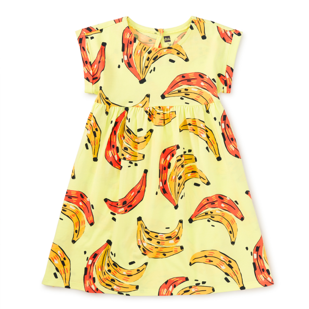 SHORT SLEEVE EMPIRE DRESS