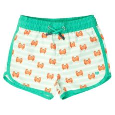 RuffleButts + RuggedButts Dolphin Hem Swim Trunks