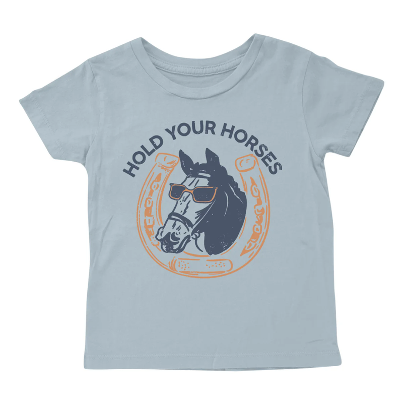 TINY WHALES INC HOLD YOUR HORSES S/S TEE