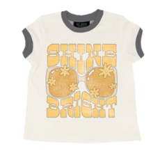 TINY WHALES INC SHINE BRIGHT RINGER TEE