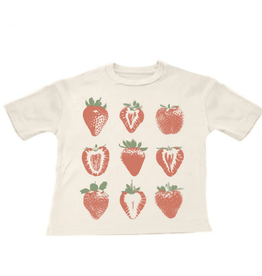 TINY WHALES INC STRAWBERRY FIELDS SUPER TEE
