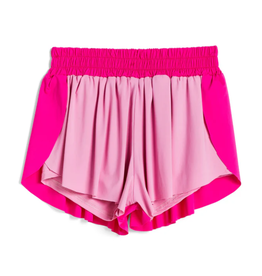 TRACTR COLOR BLOCK BUTTERFLY SHORTS