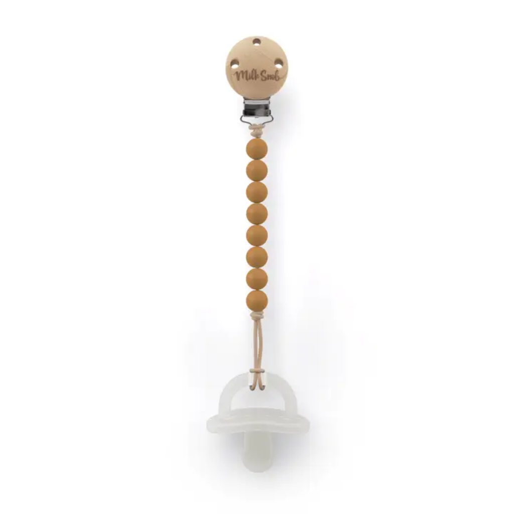 MILK SNOB BEADED CLIP HONEY