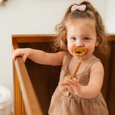 MILK SNOB BEADED CLIP HONEY