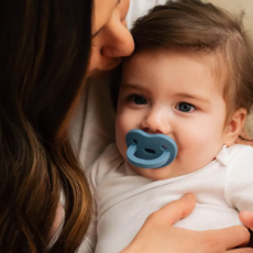 MILK SNOB CALM 'N CUDDLE PACIFIER PEBBLE 6-18M