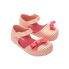 MINI MELISSA MINI MELISSA FURADINHA POP BABY BEIGE & RED