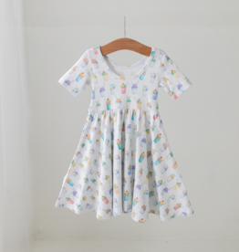 NOLA TAWK SNOBALLS COTTON TWIRL DRESS