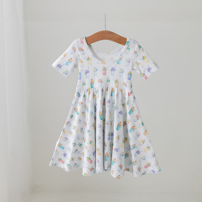 NOLA TAWK SNOBALLS COTTON TWIRL DRESS