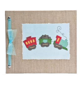 BABY MEMORY BOOK - TRAIN