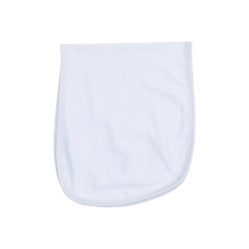 ANGEL DEAR Stripe Classic Blue 2 Ply Burp Cloth W/ Binding