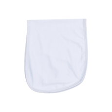 ANGEL DEAR Stripe Classic Blue 2 Ply Burp Cloth W/ Binding