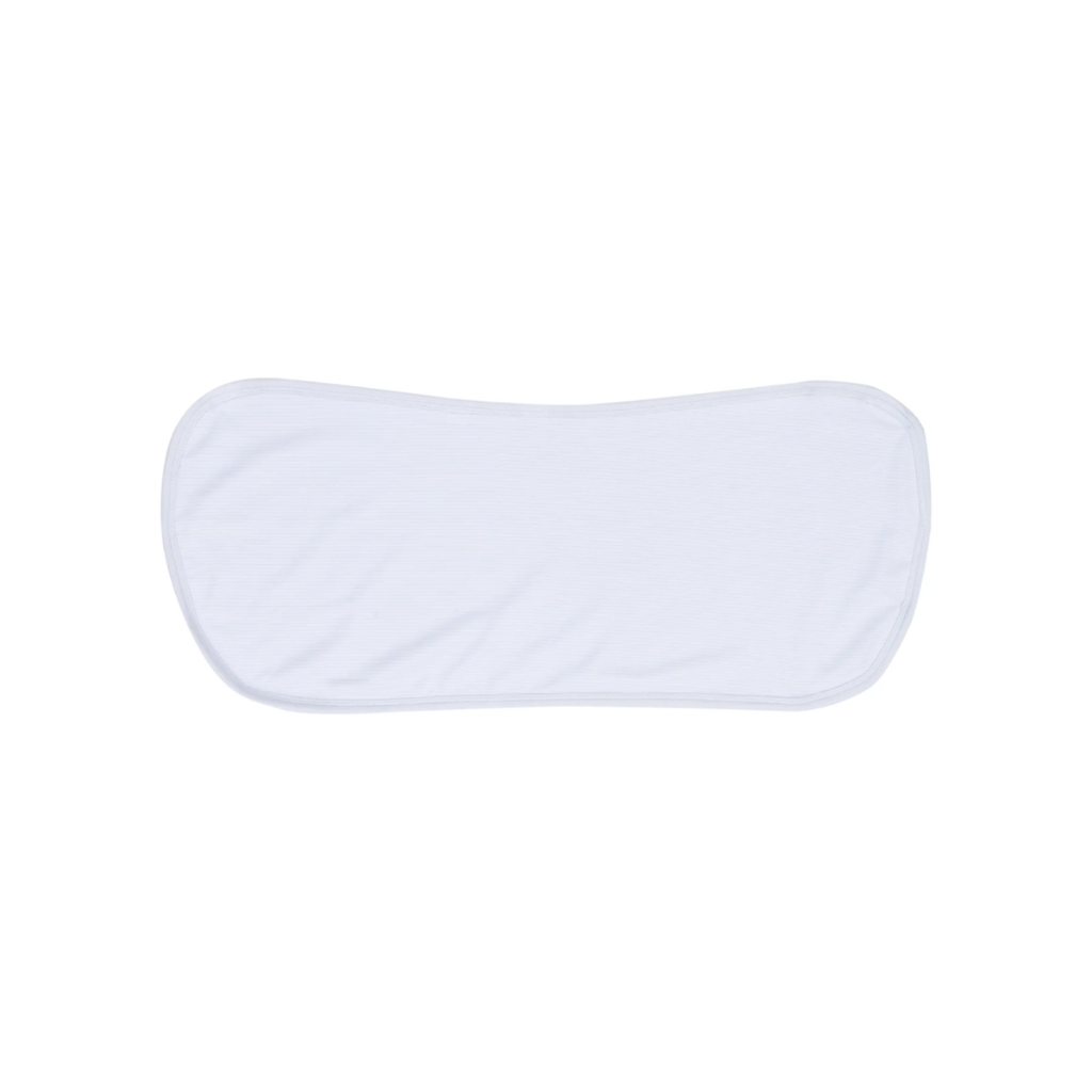ANGEL DEAR Stripe Classic Blue 2 Ply Burp Cloth W/ Binding