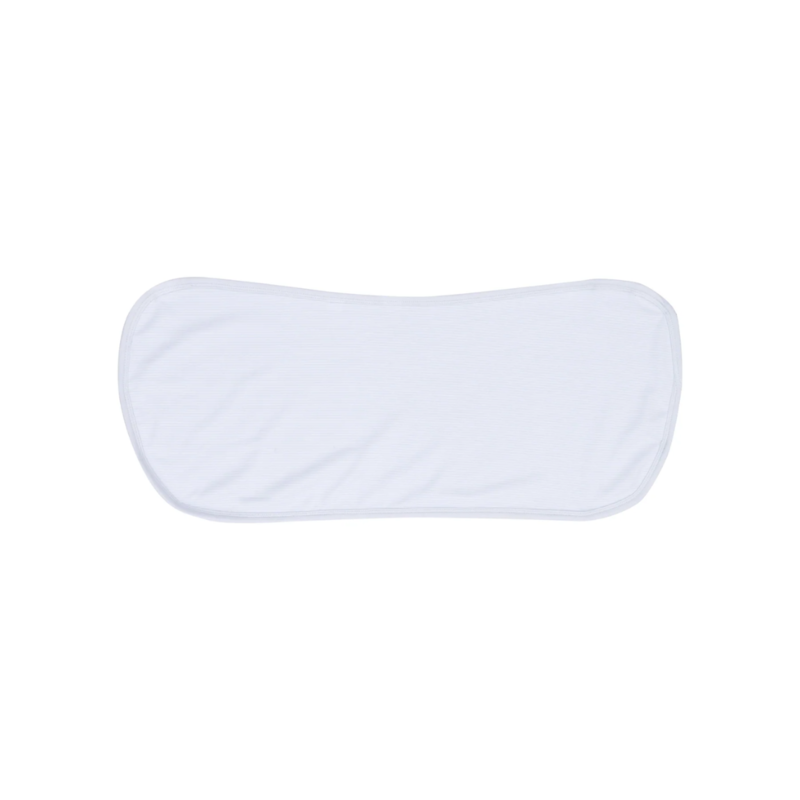 ANGEL DEAR Stripe Classic Blue 2 Ply Burp Cloth W/ Binding