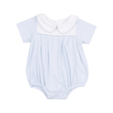 ANGEL DEAR Stripe Classic Blue Classic Box Pleat Bubble