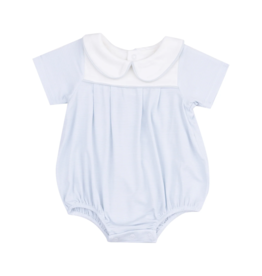 ANGEL DEAR Stripe Classic Blue Classic Box Pleat Bubble