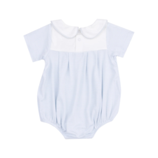 ANGEL DEAR Stripe Classic Blue Classic Box Pleat Bubble