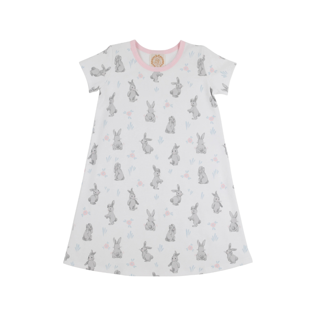 THE BEAUFORT BONNET COMPANY  Polly Play Dress Short Sleeve - Broad St. Bunnies