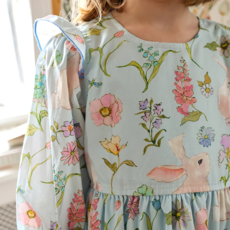 PINK CHICKEN girls brooke dress - botanical bunnies